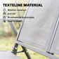 3-Seater Swing Chair Covered Garden Hammock A-Frame Outdoor Porch Glider Sling Seat with Adjustable Canopy Cover, Grey