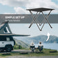 Folding Camping Table, Outdoor Portable Picnic Table with Carry Bag, Foldable Table for Camping, Picnic, Hiking, Black