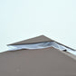 10' x 10' Double Tier Garden Gazebo Canopy Outdoor Sunshade Tent Anti-UV Roof with Metal Frame, Coffee