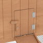 62'' L 2-Story Rabbit Hutch Bunny Cage Small Animal House with Pull Out Tray, Detachable Run, Ramp, for Indoor Outdoor, Natural