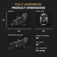 Nirvana massage chair product dimensions - 65 inches deep, 45 inches high, 30 inches wide
