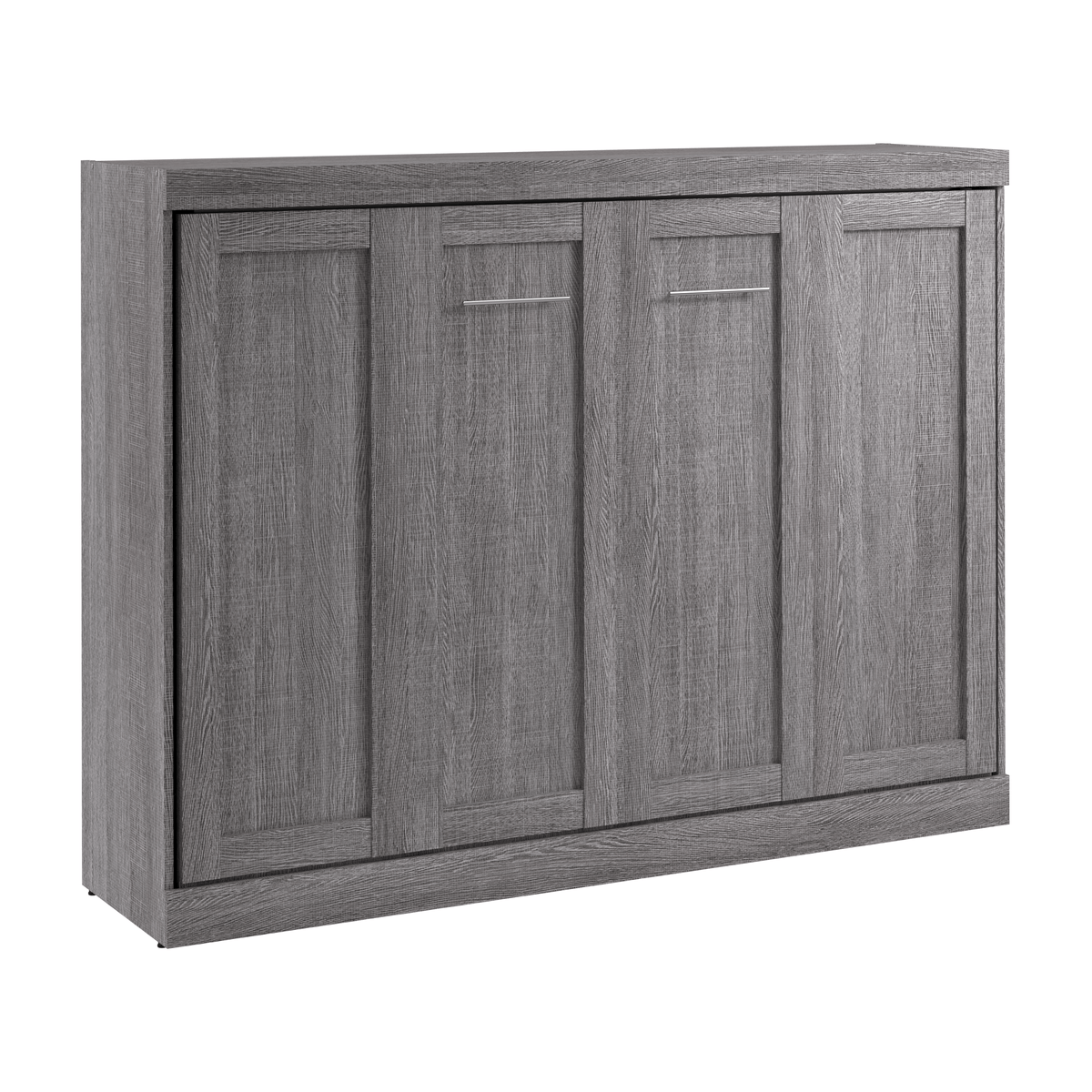 Pur Horizontal murphy wall bed, full bark grey
