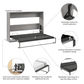 Claremont Horizontal murphy wall bed, photo 22