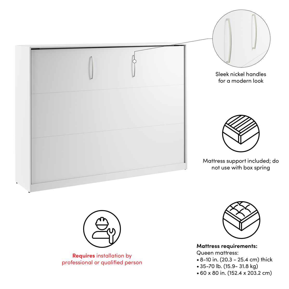 Claremont Horizontal murphy wall bed, photo 11