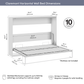 Claremont Horizontal murphy wall bed, photo 10