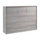 Claremont Horizontal murphy wall bed, full platinum grey