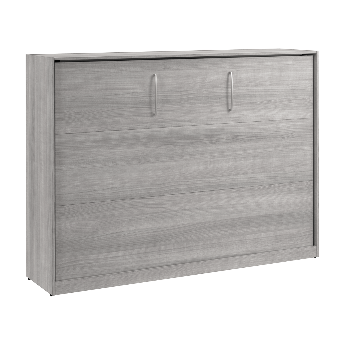Claremont Horizontal murphy wall bed, full platinum grey
