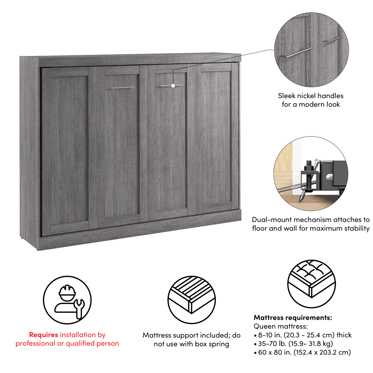 Pur Horizontal murphy wall bed, photo 24