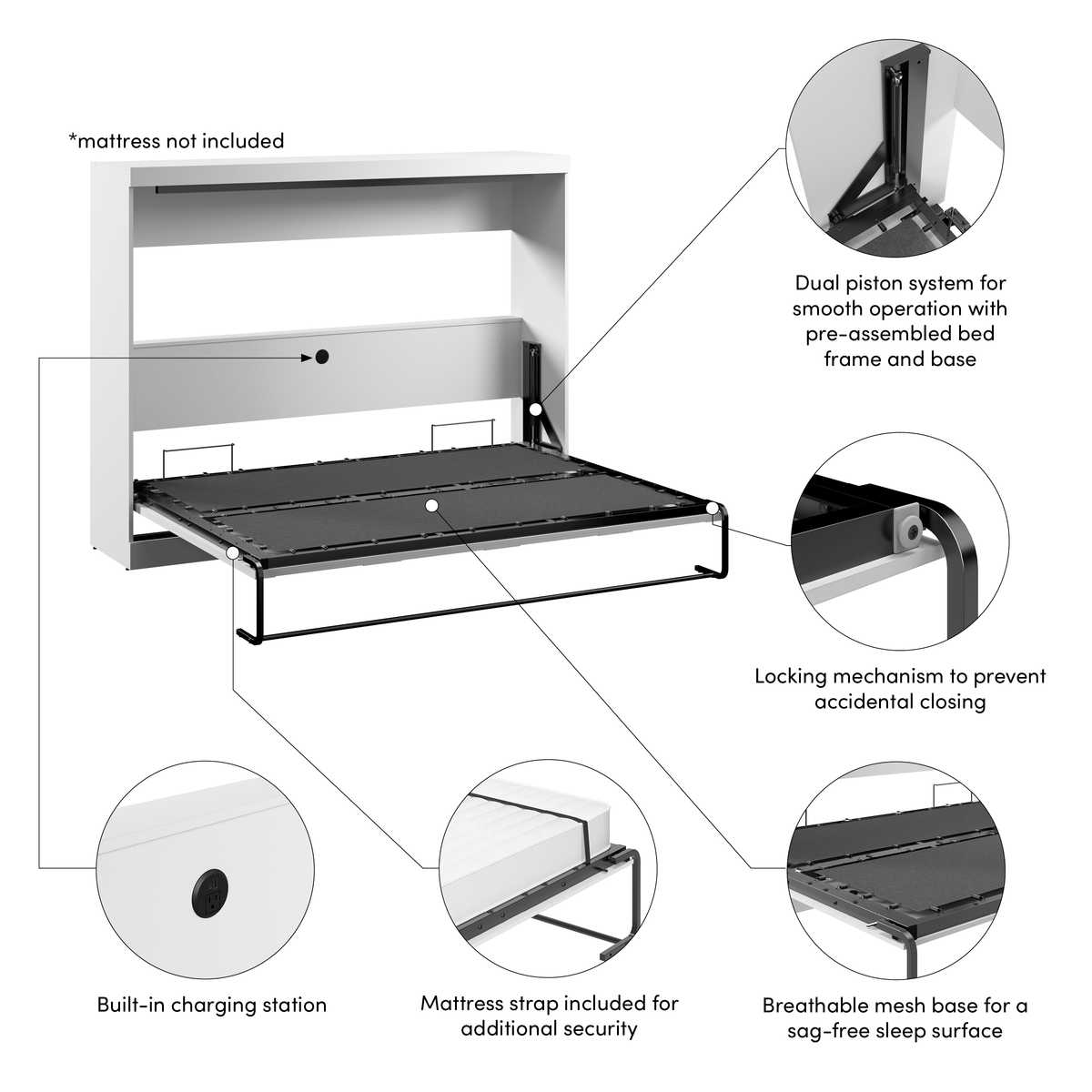Pur Horizontal murphy wall bed, photo 10