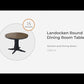 Landocken - Brown / Blue - Round Dining Room Table