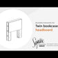 Aprilyn - Twin Bookcase Headboard - White
