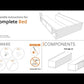 Wistenpine - Upholstered Panel Bed With Storage