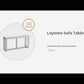 Loyaska - Sofa Table - Brown / Ivory