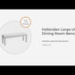 Hallanden - Black / Gray - Large UPH Dining Room Bench