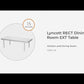 Lyncott - Rectangular Dining Room Extension Table - Brown