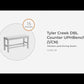 Tyler Creek - DBL Counter UPH Bench  - Antique Black