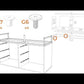 Neilsville - Whitewash - Six Drawer Dresser - Vinyl-Wrapped