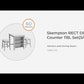 Skempton - RECT DRM Counter TBL Set(Set of 3) - White