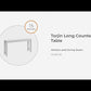 Torjin - Dark Brown - Long Counter Table
