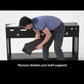 Todoe - 2 Pc. - 65" TV Stand With Wide Fireplace Insert - Gray