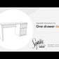 Onita - White - Home Office Desk