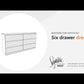 Onita - White - Six Drawer Dresser