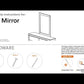 Maribel - Bedroom Mirror - Black