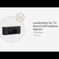 Landocken - XL TV Stand W/Fireplace Option - Brown / Blue