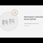 Skempton - Upholstered Stool (Set of 2) - White