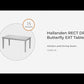 Hallanden - Gray - Rectangular Dining Room Butterfly Extension Table