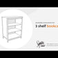 Hallityn - White - Bookcase