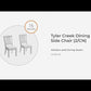 Tyler Creek - Black / Grayish Brown - Dining UPH Side Chair (Set of 2) - Slatback
