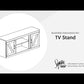 Bellaby - 60" TV Stand w/Fireplace Option - Whitewash