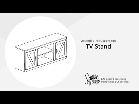 Bellaby - 60" TV Stand w/Fireplace Option - Whitewash