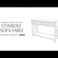 Freedan - Console Sofa Table - Grayish Brown