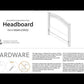 Glosmount - Poster Headboard