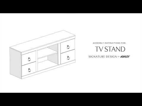 Willowton - TV Stand w/Fireplace Option - 60" x 14.8" x 24.33" - Brown Light