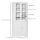 71" Bookcase Storage Cabinet with Doors, Modern Tall Bookshelf with 2 Adjustable Shelves, Display Unit for Study, Living Room, Home Office, White