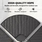 4PCs Cantilever Umbrella Base Weights for Offset Banana Parasol, Wicker Effect HDPE Water or Sand Filled Patio Umbrella Weights with Built-in Handles, Black