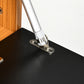 Wall Mounted TV Stand, Floating TV Cabinet with Storage, for TVs up to 70", High Gloss Effect, Brown and Black