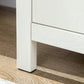 TV Stand for TVs up to 55", TV Unit with Storage Cupboard and Shelves, 55.1" x 15.7" x 27", White