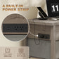 Lift Top Coffee Table, Center Table with 3 Hidden Compartments, 2 Fabric Drawers, Expandable Top and Charging Station