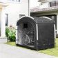 Bike Storage Shed Tent, Portable and Waterproof with 210D Oxford Fabric and Carry Bag for 3-4 Bicycles, Black
