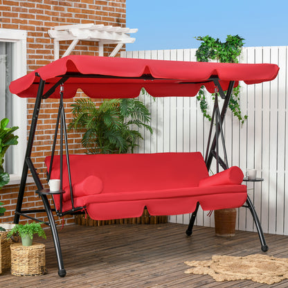 Convertible Patio Swing Chair with Removable Cushions