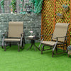 3-Piece Gliding Rocking Chair & Tea Table Set