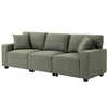3-Seater Sofa with Storage Pockets