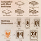 Queen 8 Inch Memory Foam Mattress in a Box, Pressure Relief & Lumbar Support, CertiPUR-US Certified, Medium Firm