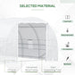 20x10x7ft Heavy Duty Tunnel Walk-in Greenhouse Outdoor Backyard Seed Plant Vegetables Grow Warm House White