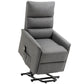 Lift Chair for Elderly, Power Chair Recliner with Remote Control, Side Pockets for Living Room, Dark Grey