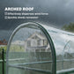 3 Tier Mini Greenhouse, Portable Greenhouse with 2 Roll-up Doors, 56.3" x 18.1" x 64.6", Clear